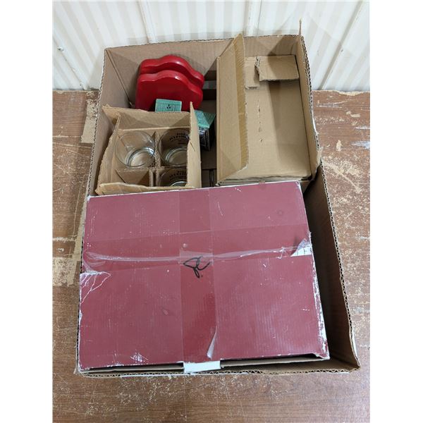 Box of Misc. Household Items as Shown