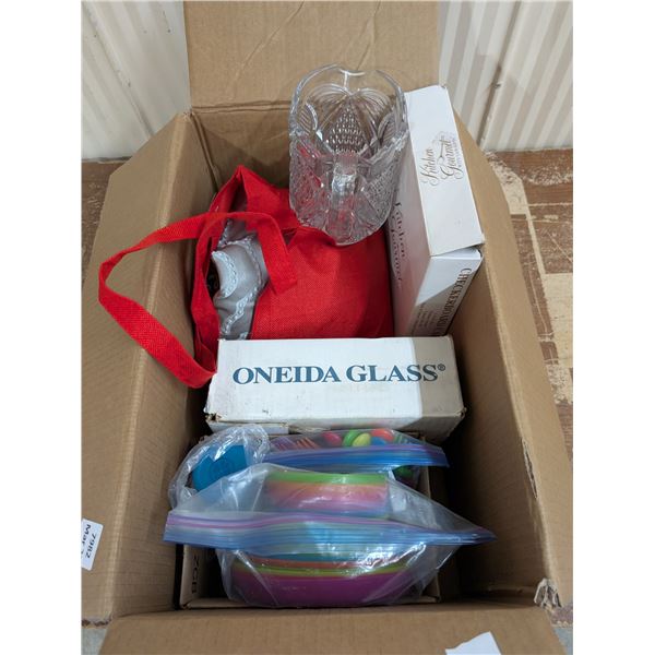 Box of Misc. Household Items as Shown