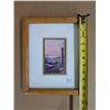 Image 1 : Glen Scrimshaw Framed Painting 1995 "The Heartland" 11"x9"
