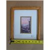 Image 2 : Glen Scrimshaw Framed Painting 1995 "The Heartland" 11"x9"