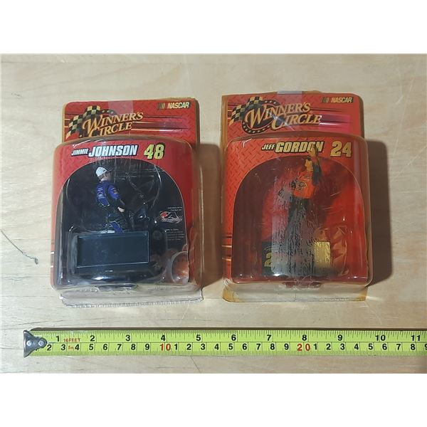 Nascar Winner's Circle Cars - Jimmie and Jeff.