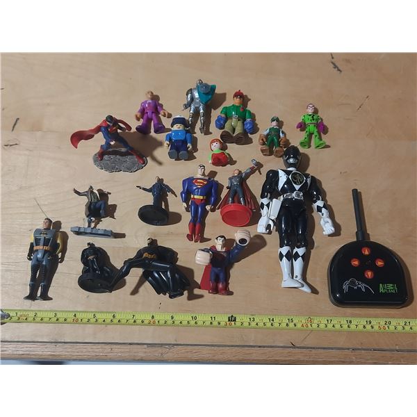 Lot of Action Super Heros.