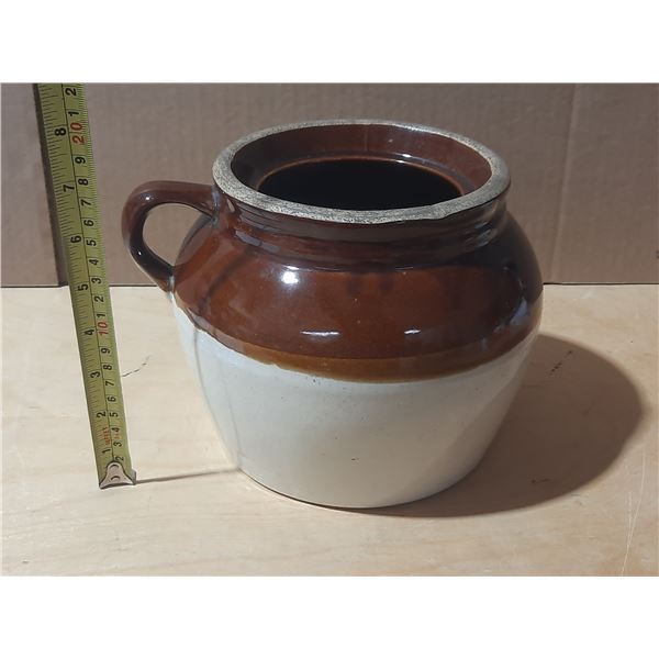 Vintage Stoneware Bean Pot No. 3.