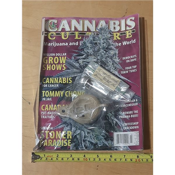 Canabis Magzine with Seeds and Mystry Item.