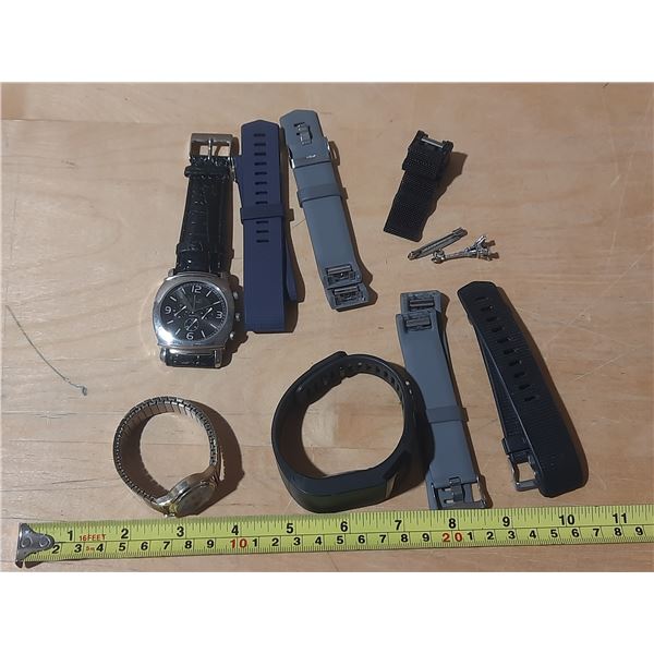 Lot of Watches and Bands (2 watches are working)