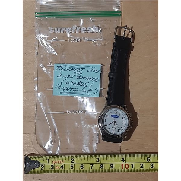 RockPort Watch - New Battery - (Working) - Lights -UP - (Brand New)