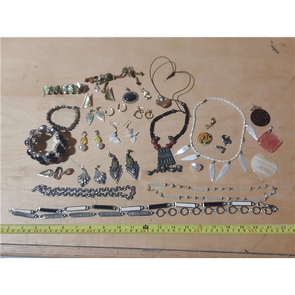 Lot of Earings, Necklace, Bracelet, etc