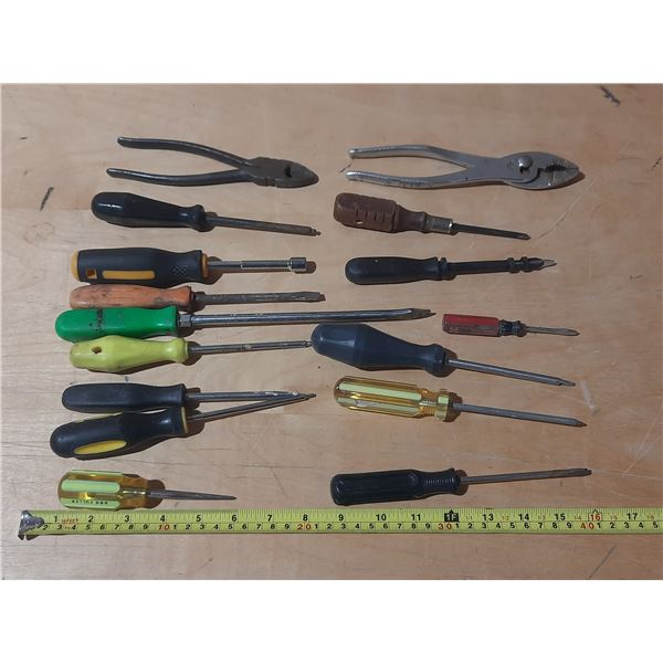 Lot of Screwdrivers.