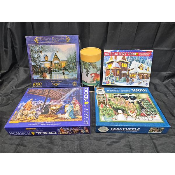(5) 1000 Piece Jigsaw Puzzles