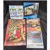 Image 1 : (5) 1000 Piece Jigsaw Puzzles