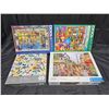 Image 1 : (4) 1000 Piece Jigsaw Puzzles