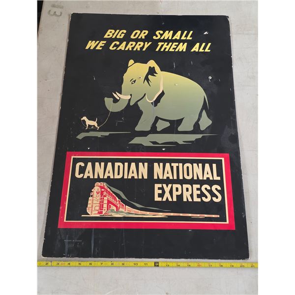 National express poster 20" by 29"