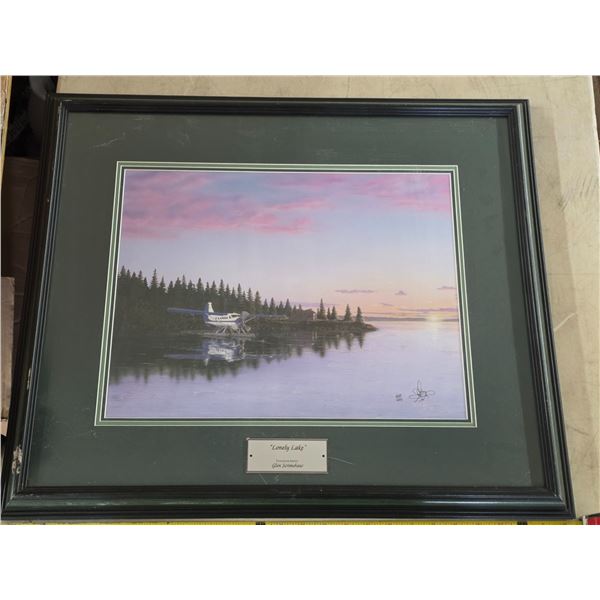 Lonley lake by glen scrimshaw print picture-227/999-26" by 22"