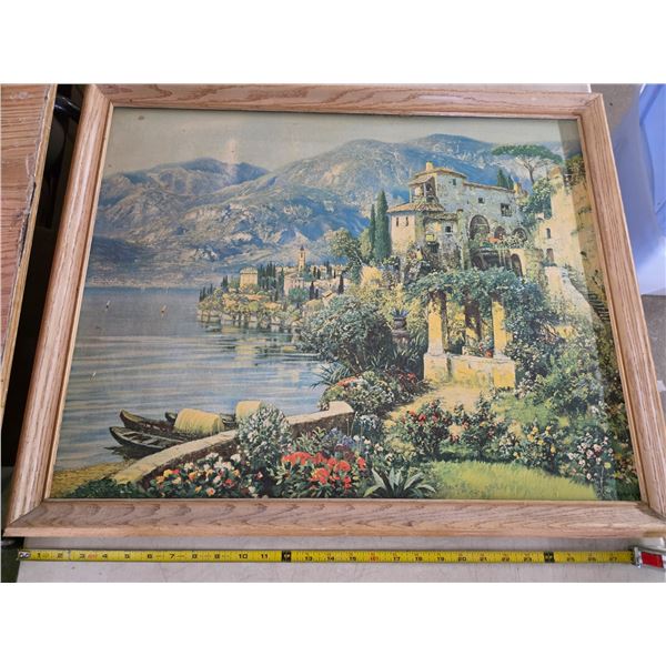 Vintage picture in a frame- 31" by 24"