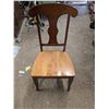 Image 2 : Set of Wooden Chairs (1) Missing Back Piece Marked #TRG-11