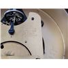Image 4 : 1950's-'60's Weller Solingen Dugena manual wind wall clock. West germany, Hettich movement, dome gla