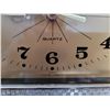 Image 8 : 1950's-'60's Weller Solingen Dugena manual wind wall clock. West germany, Hettich movement, dome gla
