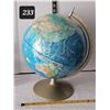 Image 1 : Mid century full size Rand McNally world portrait globe.