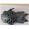 Image 6 : Cast iron fish & butterfly candle lamps.