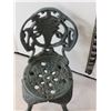 Image 2 : Cast iron doll size chair.