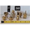 Image 1 : Mid century heavy, Holland made brass miniatures.