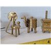 Image 3 : Mid century heavy, Holland made brass miniatures.