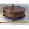 Image 4 : Antique 1800's solid oak toronto communion tray. Canadian pattent 1896