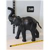 Image 1 : Leather wrapped black elephant.