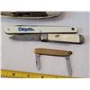 Image 2 : Misc. Vintage pocket knives & tray.