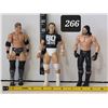 Image 1 : Mattel 2011 WWE Bo Dallas, 2012 Chris Jerich & Seth Rollins action figures.