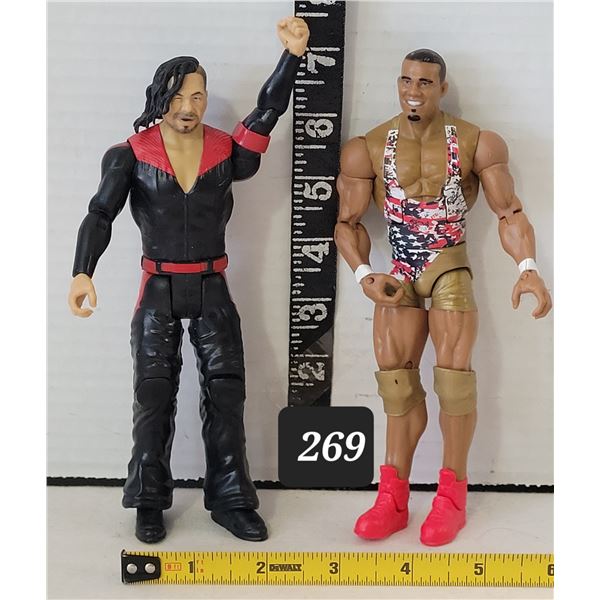 Mattel WWE action figure 2016 Jason Jordan series 59 American Alpha Elite & 2017 Shinsuke Nakamura