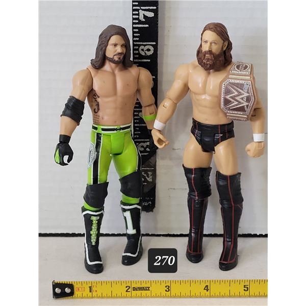 Mattel WWE Battle Pack. 2017 Daniel Bryan vs. AJ Styles