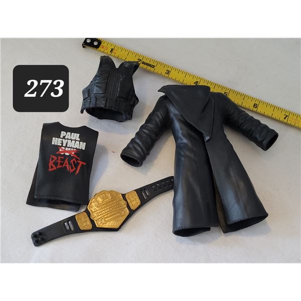 WWE Mattel wrestler accessories.