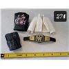 Image 1 : WWE Mattel wrestler accessories.