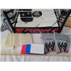 Image 2 : WWE Raw action figure wresting ring & accessories.