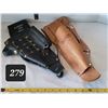 Image 1 : Leather tool belt holsters. Perma pouch & Makita.