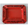 Image 3 : Vtg. Enamel British American ashtray & extra large Edmonton Acme bottle opener.