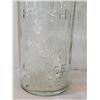 Image 4 : Vintage bottles & jars. 1920's Dominion canning jar, wire lid, wide mouth. Embossed juice pouring bo