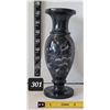 Image 1 : Nice Heavy etched marble vase.