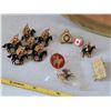 Image 2 : Vtg. Steel calvaryman (England) RCMP pins & tray.