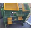 Image 2 : John Deere KidKraft toy shelf. 4 shelves, 3 lg. & 7 small buckets.