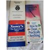 Image 5 : Assorted books. Medical, Cleaning Hacks & Reference.