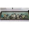 Image 3 : Painting by C.L. VanVredenburgh “A long Yard of kittens” in original frame.