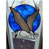 Image 3 : Stained glass iridescent Dove, sea gull & star.
