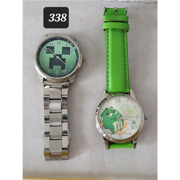Official Minecraft & M&M watches.