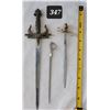 Image 1 : Sword letter openers.