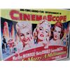 Image 3 : Framed 1998 Marilyn Monroe Cinema scope movie poster & playing cards.