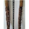 Image 2 : 1970's wood fork & spoon wall decor. Made in Philippines, 28”