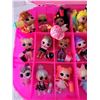 Image 3 : LOL Surprise carry case with dolls & drink bottles.