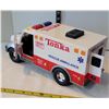 Image 4 : 2004 Tonka Rescue Ambulance with moving wipers & sound. Nylint Rescue pumper fire truck.